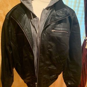 Faux leather jacket 3xl